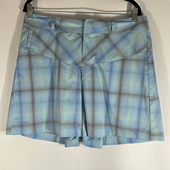 Columbia Omni-Dry Titanium Blue Plaid Skort - Picture 2 of 10